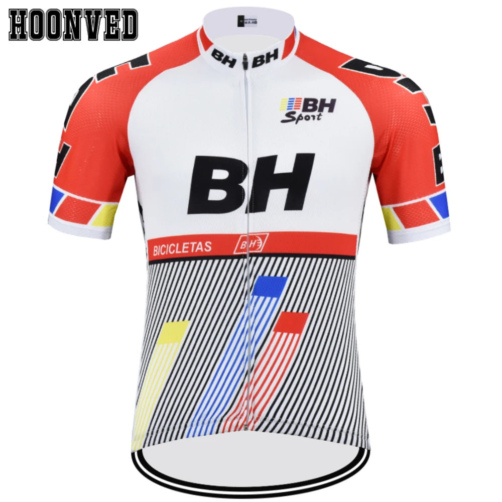 

2019 Go Pro Men Retro BH cycling jersey Short sleeved clothes Summer Road classic New Mtb Jersey maillot ciclismo hombre hot