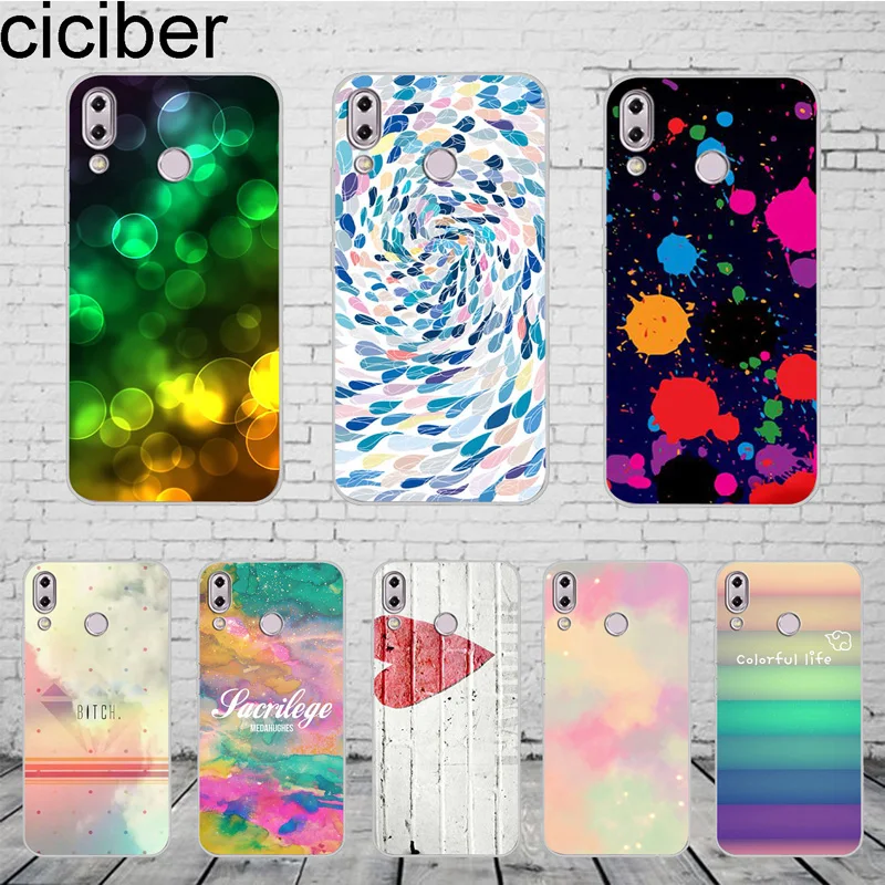 

ciciber Colorful Pattern Love Cover For ASUS Zenfone 5 Lite ZC600KL For Zenfone 5 5Z ZE620KL ZS620KL Phone Case Soft TPU Funda