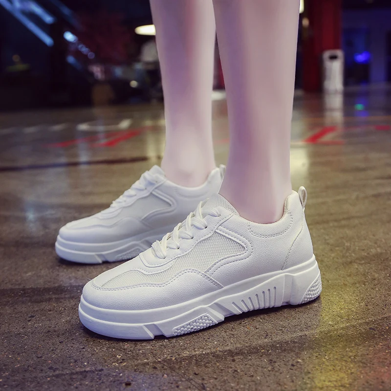 

Oeak Women's Fashion Student shoes 2018 New Student Thick Bottom Women Running Shoes Color