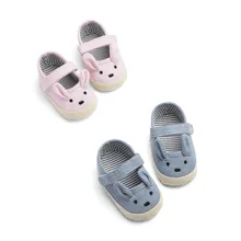 Новая детская обувь для малышей, для новорожденных, для маленьких девочек, с цветочным рисунком, с милым Кроликом, принцесса, противоскользящая обувь, детская обувь для малышей, первые ходунки