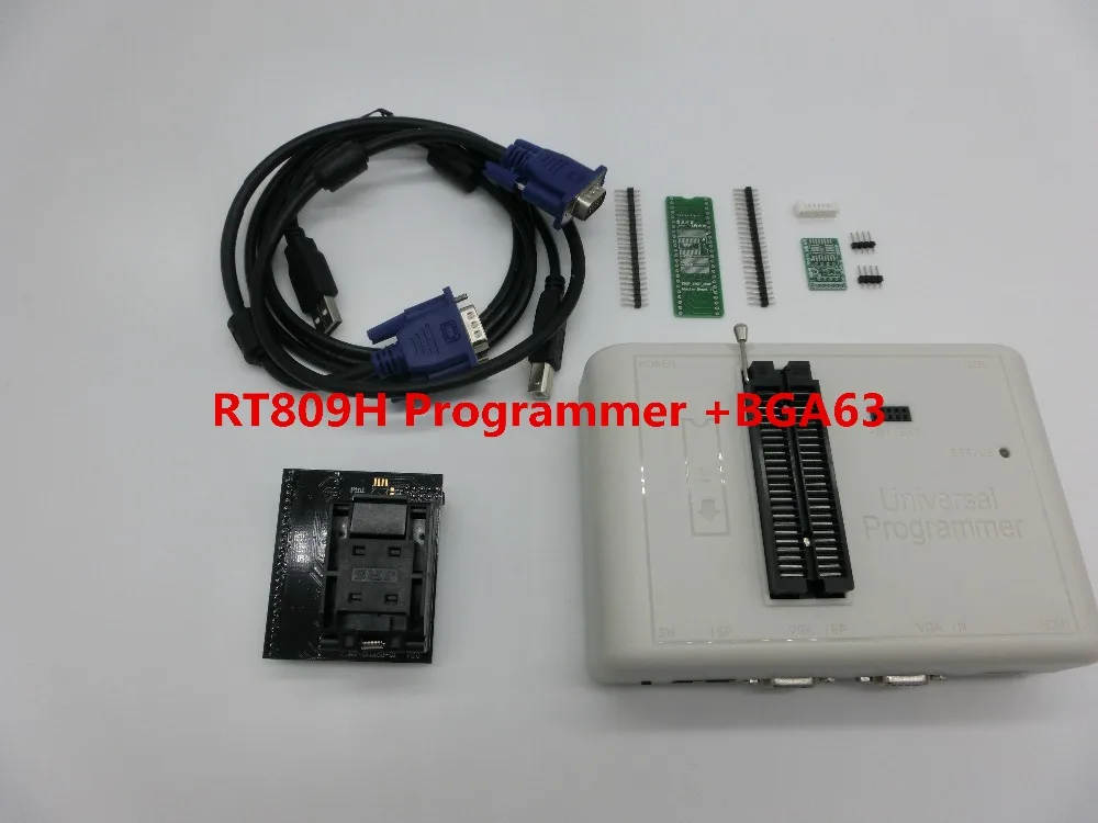 RT809H emmc-nand программист TSOP56 TSOP48 кабель EDID ISP Header01 VGA HDMI BGA63 BGA64 BGA169