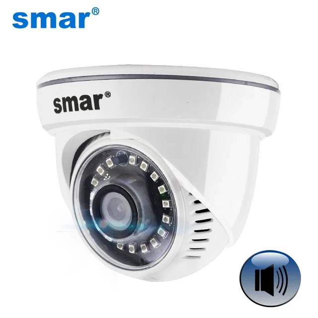 Mini HD 720P 960P IP Camera Audio Input With External Pickup Microphone