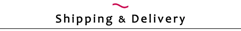 Shipping & delivery