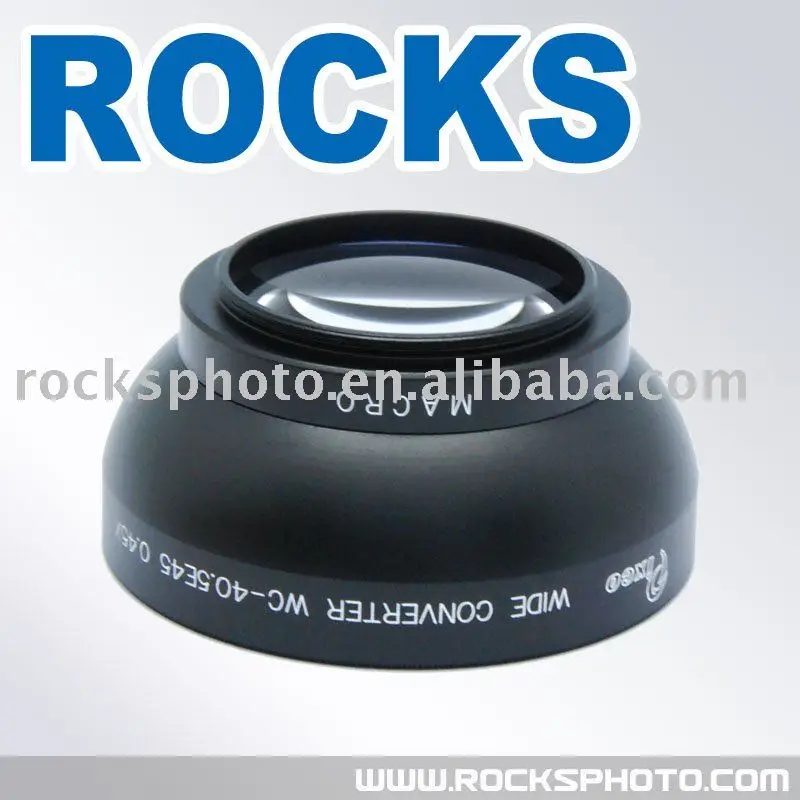 Pixco 40.5mm 0.45x Wide-Angle Lens With Macro lens