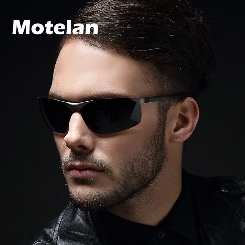 New Fashion Men's Sunglasses Polarized Sunglasses Aluminum Magnesium ...