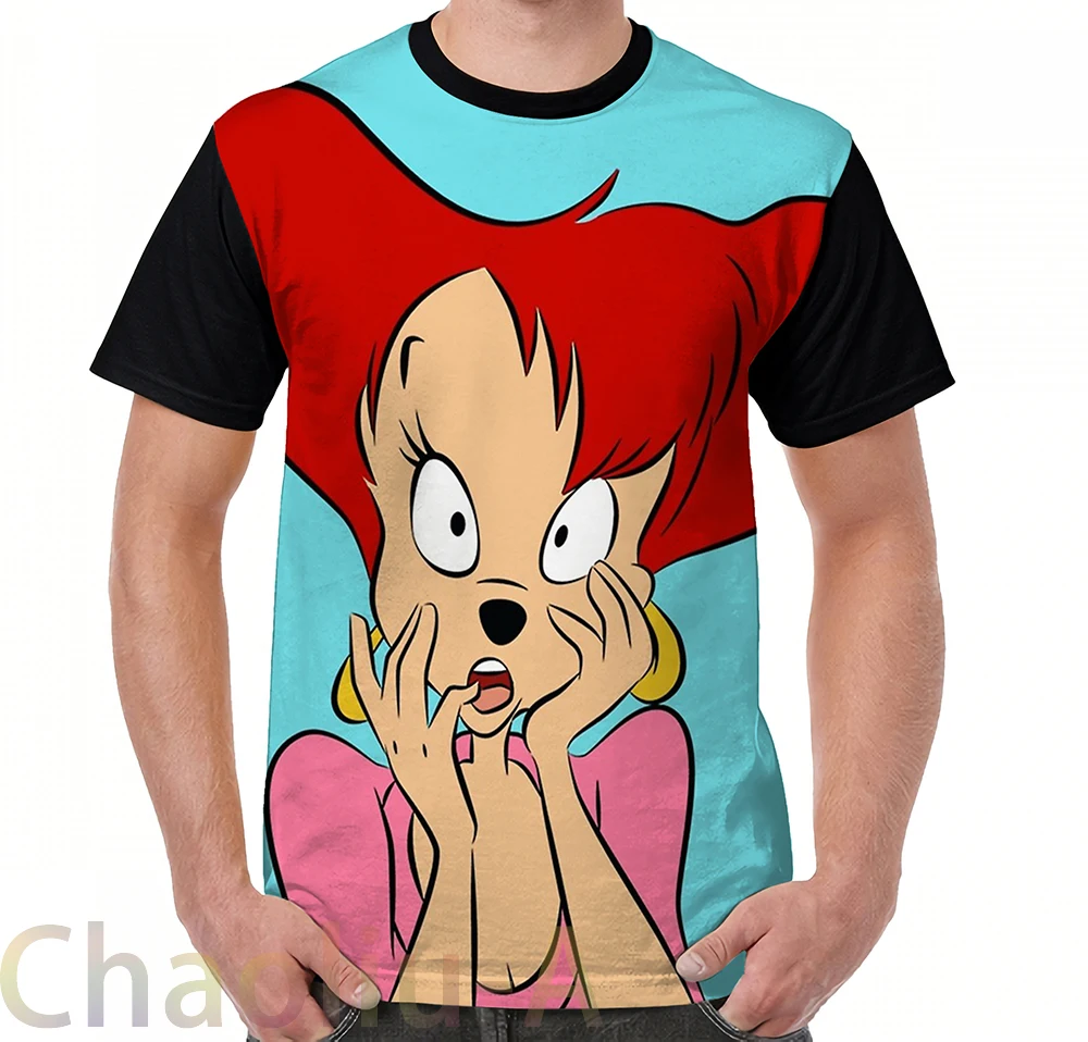 

Peg Pete Goof Troop T-Shirt men funny printed t shirt women tops tees Short Sleeve Casual tshirts