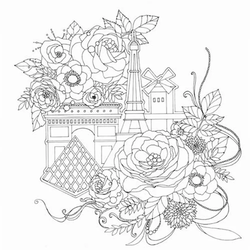 2017 New Fun Adult Relief Color Therapy Anti Stress Coloring Books Relaxation Paper Book Toys Gift 30 In Gags Practical Jokes From