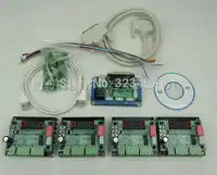 Free shipping!!!CNC 4 Axis 3.5A TB6560 Stepper Motor Driver Controller Board Kit,for nema23 two-phase,3A stepper motor