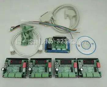Free shipping!!!CNC 4 Axis 3.5A TB6560 Stepper Motor Driver Controller Board Kit,for nema23 two-phase,3A stepper motor