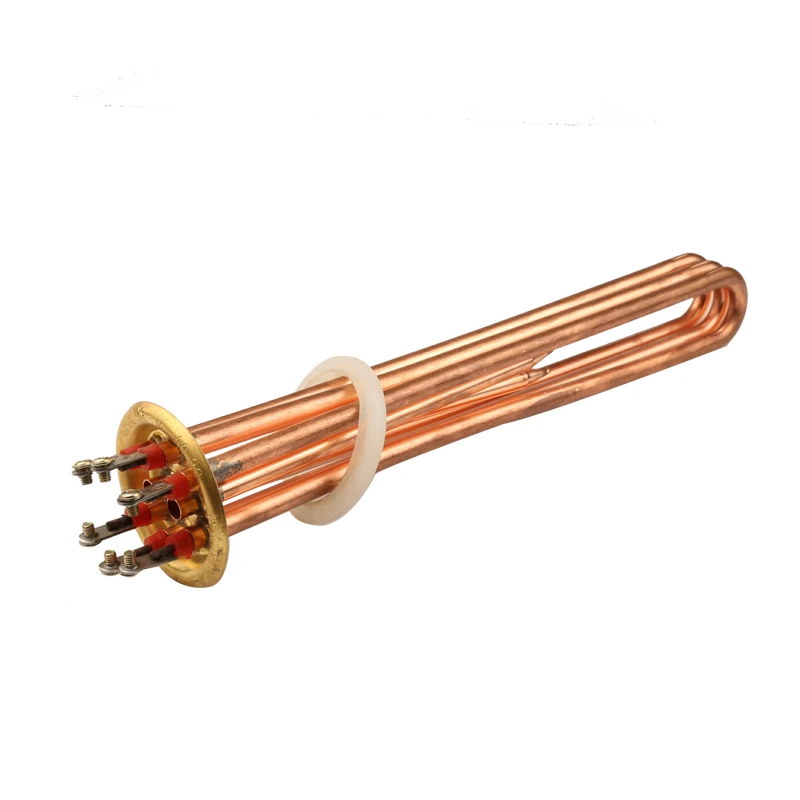6000W/9000W/12000W 380V red copper heating element for electricity boiling  water,63 mm cap electric heat pipe for water boiler - AliExpress