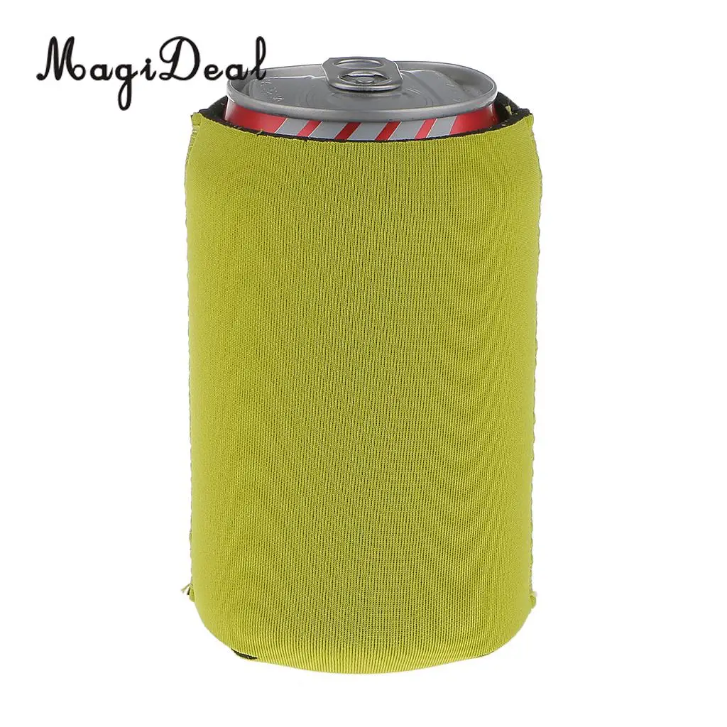 MagiDeal 5Pcs/Lot Neoprene Cooling Beer Drinks Bottle Tin Can Cooler Sleeve Holder Birthday Hens Nigth Party Favors Gifts