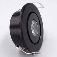 Мини точечный светодиодный светильник 1 Вт 110 В 220 В 4000 к 3000 К 6000 К Светодиодный прожектор винный шкаф лампа настенные шкафы гостиная Светодиодная лампа