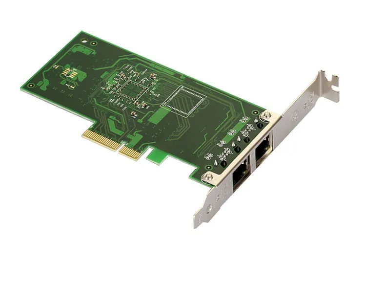 DIEWU PCI-E 4X Broadcom BCM5709 2-Порты и разъёмы 1000 Мбит Gigabit LAN сетевая карта NIC