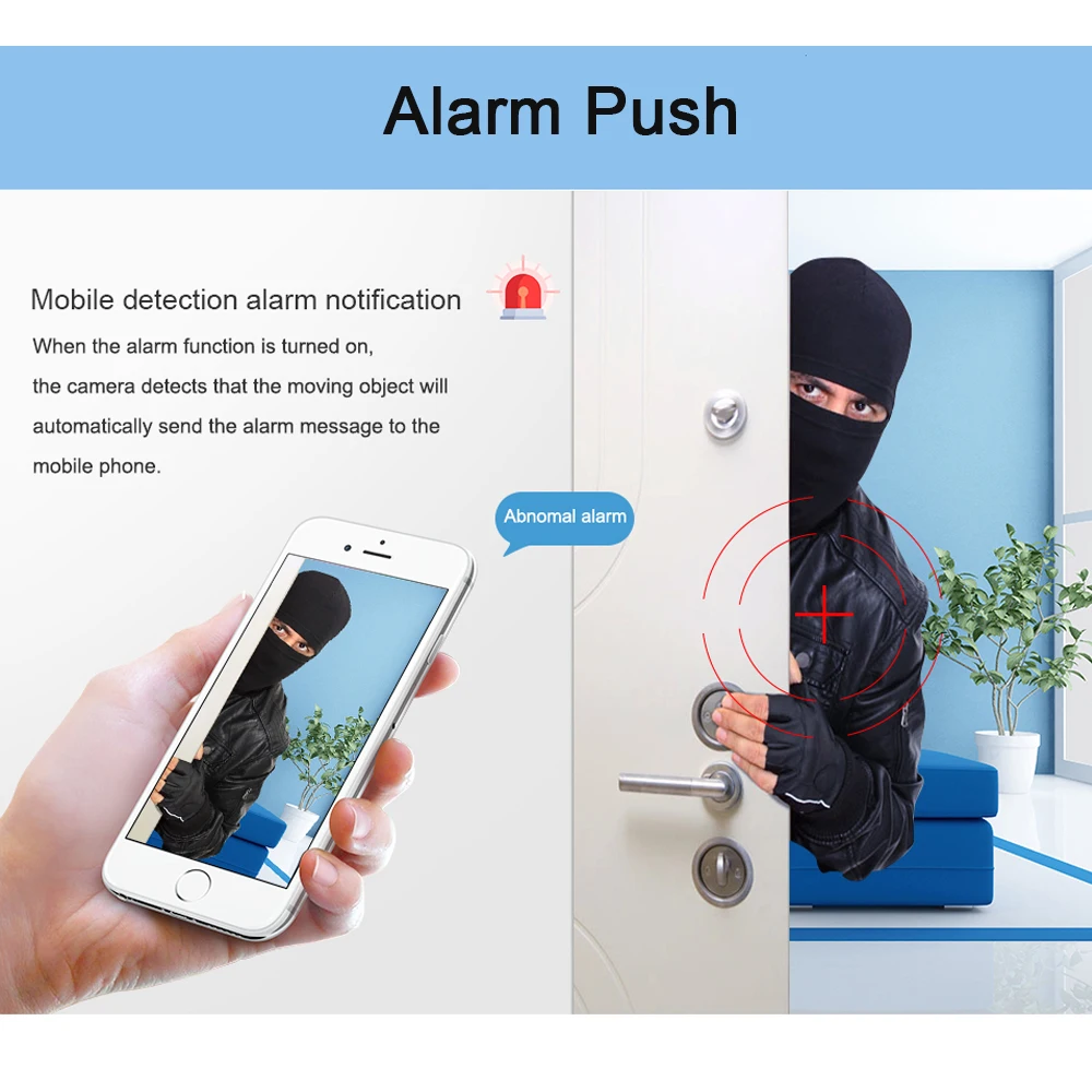 SECTEC 720P облачная ip камера для хранения беспроводная WIFI домашней безопасности CCTV