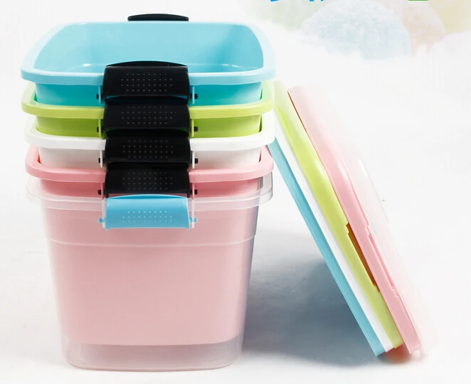 1 шт. пластиковый прозрачный контейнер для хранения с крышкой JG 0701|box with lid|box boxbox