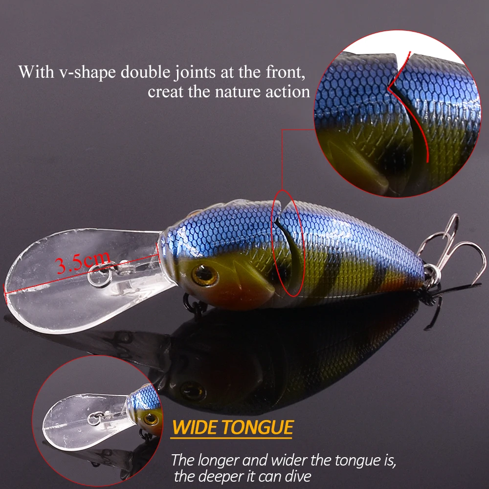 MAKEBASS 2.36in0.49oz рыболовная приманка воблеры искусственная жесткая реалистичные