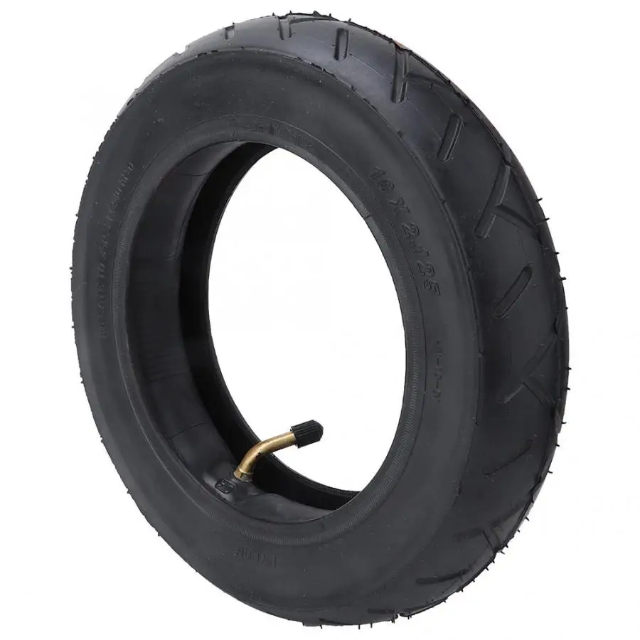 

Scooter Outer Tire Inner Tube Set Inflatable Tyre with Valve 10 Inch Outer Tire&Inner Tube Set for Mijia M365 Electric Scooters