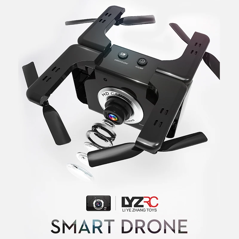 

Camera Robot Deformable Drone L600 Wifi FPV 720P/1080P HD Wide-Angle Camera Optical Flow Positioning One-button Return