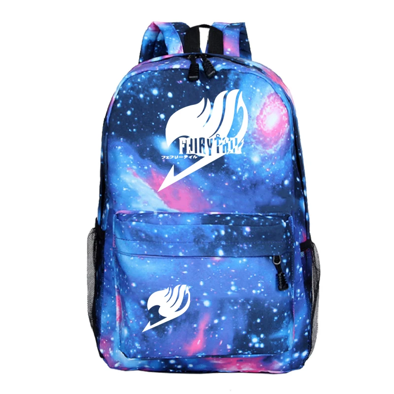 Красивый рюкзак "Хвост Феи" для мальчиков и девочек, школьный рюкзак Mochila для мужчин и женщин,, рюкзак для ноутбука, рюкзак для подростков