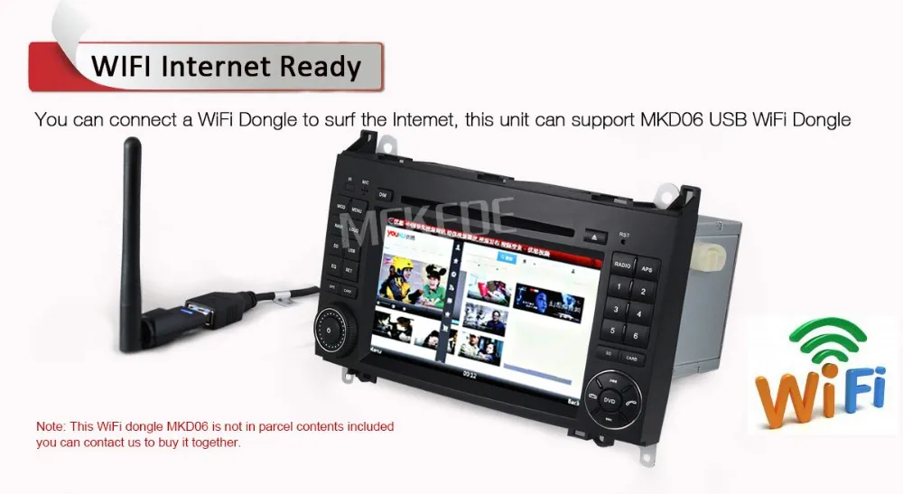 Clearance Wholesale! 2 Din 7 Inch Car DVD Player For Mercedes/Benz/A-class/W169/Sprinter/W209/Crafter/Viano/Vito//LT3/W245 FM GPS Radio 18