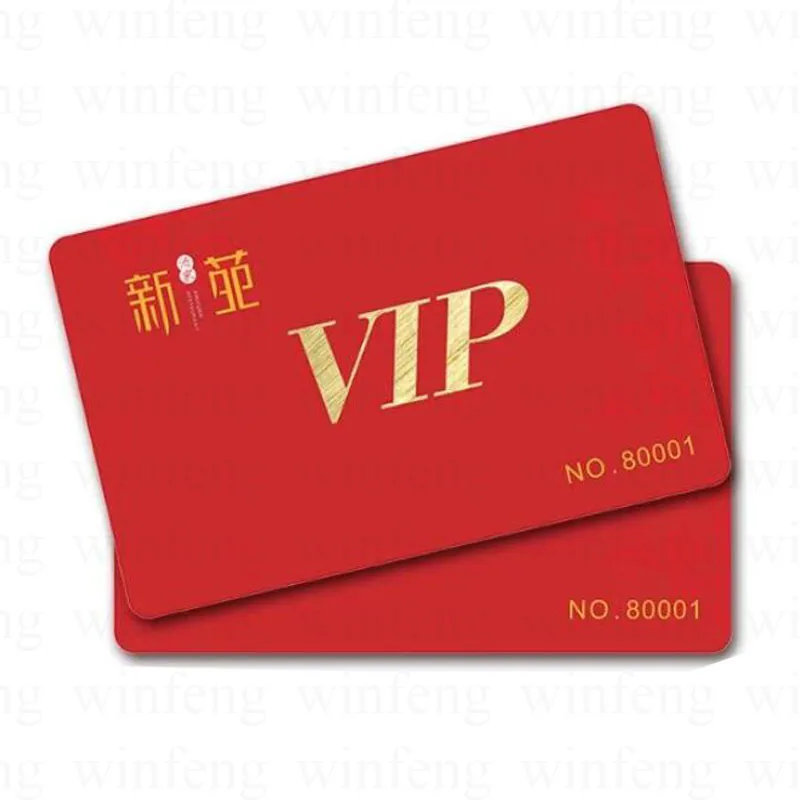 200Pcs/lot Customized Printing CR80 Standard CMYK Full Color VIP Membership PVC Card with Magnetic Stripe | Безопасность и защита