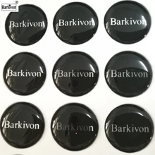 Barkivon диаметр 14 мм Плоская Круглая эмблема значок из пластика, силикона, резины наклейка для Ford для KIA для hyundai ключ замена логотипа