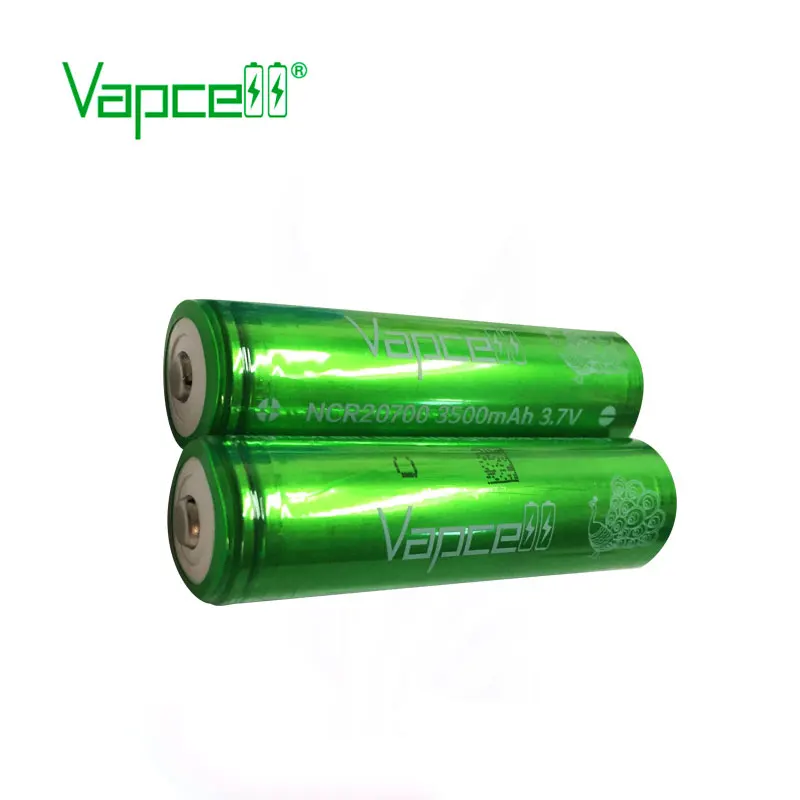 1usd купон Vapcell зеленый 20700 3500mah 30A переобернутый 2070C ранг № 1 3,7 V литий-ионный аккумулятор