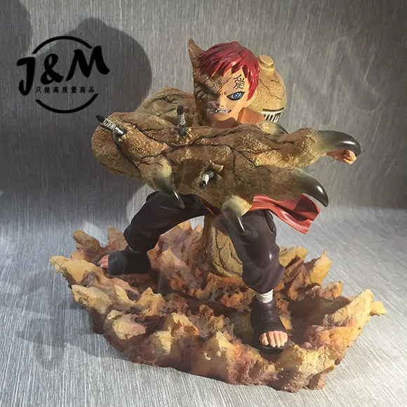 MODEL FANS IN-STOCK 17cm NARUTO Gaara GK resin made for Collection Handicrafts