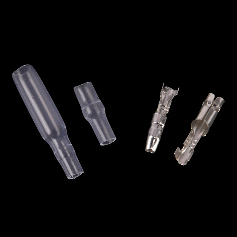 

10 X ( Male&Female Terminal Connector +Female&Male Sheath) 4mm Bullet Terminal Car Electrical Wire Connector Diameter Pin Set