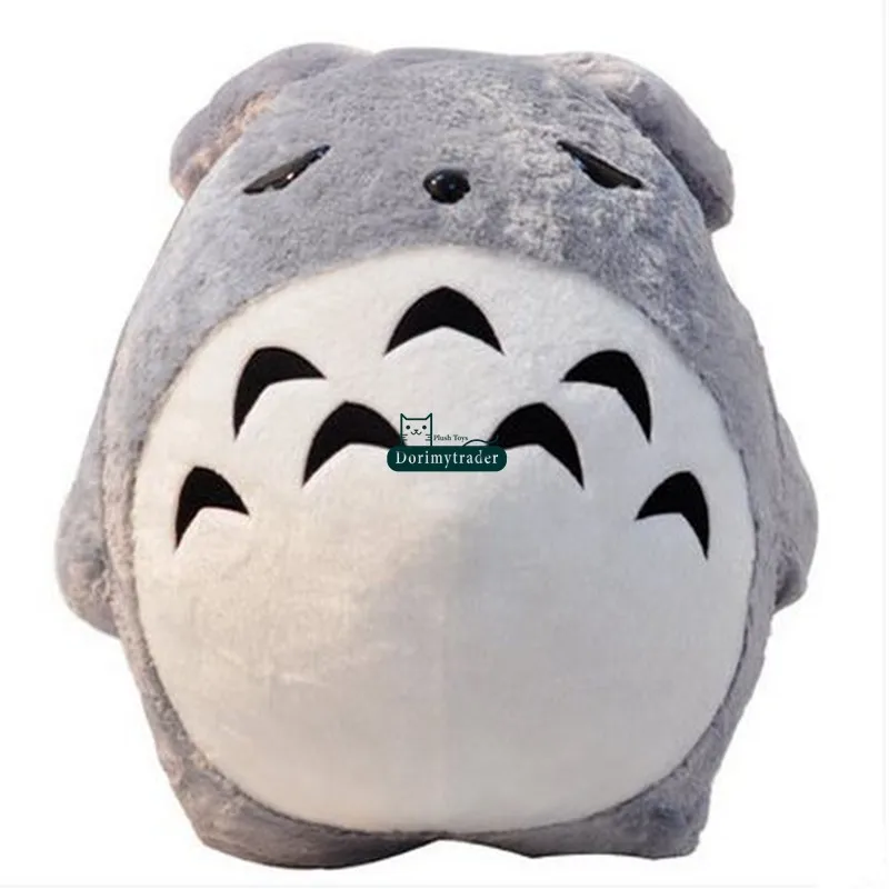 Dorimytrader 110cm Big Anime Soft Plush Totoro Toy 43'' Giant Stuffed Cartoon Totoro Doll Kids Pillow Kids and Adults Present DY61466(4)