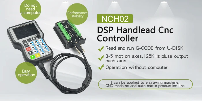 Argedo NCH02 NCD02 3/4/5 система Axis DSP ручной ЧПУ Управление; кулон в автономном режиме движения Управление Системы 125 кГц импульсный u-диск чтения G-CODE