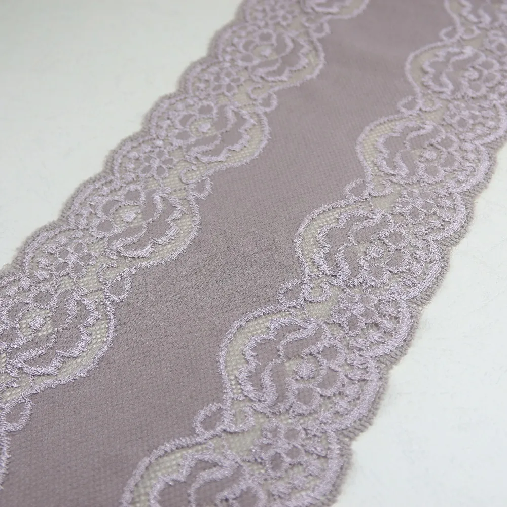 

1 yard 15cm width light coffee Elastic Stretch Lace sewing garment accesorries