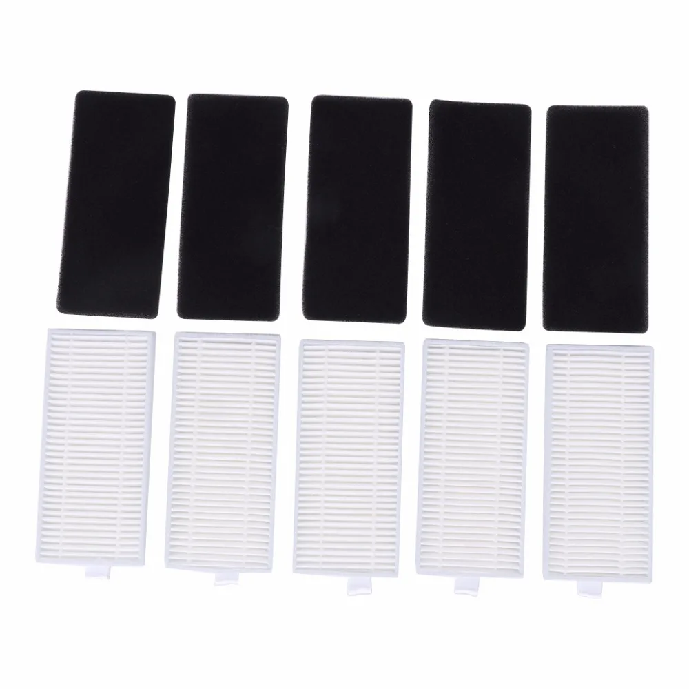 

5Pcs HEPA Filters Element And Cotton Cleaning Robot Access Replacement Vacuum