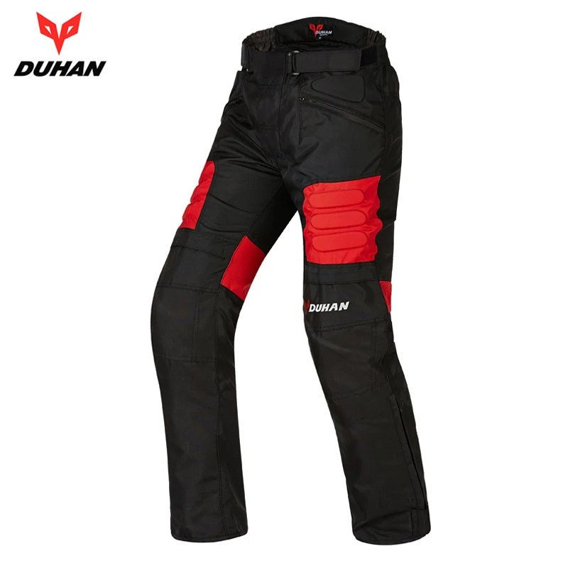 

DUHAN Men's Windproof Motorcycle Enduro Riding Trousers Motocross Off-Road Racing Sports Knee Protective Sports Pants D02 M L XL
