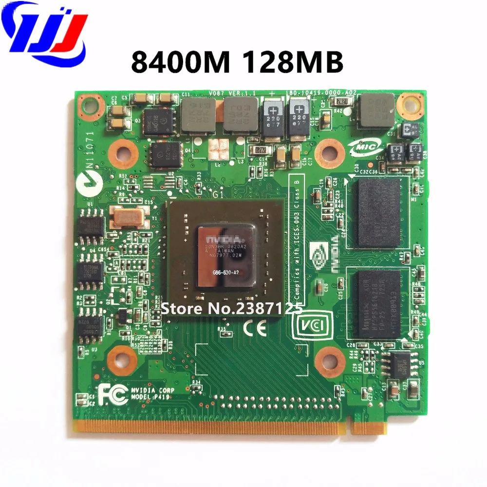 

8400M GS GT P419 DDR2 VG.8MS06.002 VG.8MS06.001 G86-603-A2 128MB video card for A c er 4520g 4720G 5920G 5520G 5720G 7520G