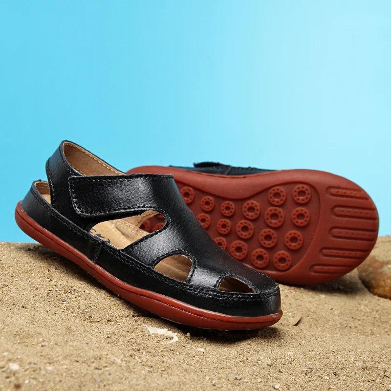 Genuine Leather Sandals For Boys Girls For Baby Shoes Kids Shoes Children Sandals Kids Sandals
