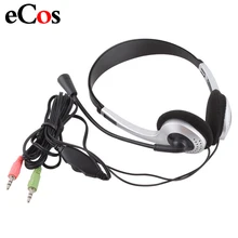 Cheap Wired Gaming Earphone Headphone With Microphone 3.5mm Plug MIC VOIP Headset Skype for PC Computer Laptop  #21228
