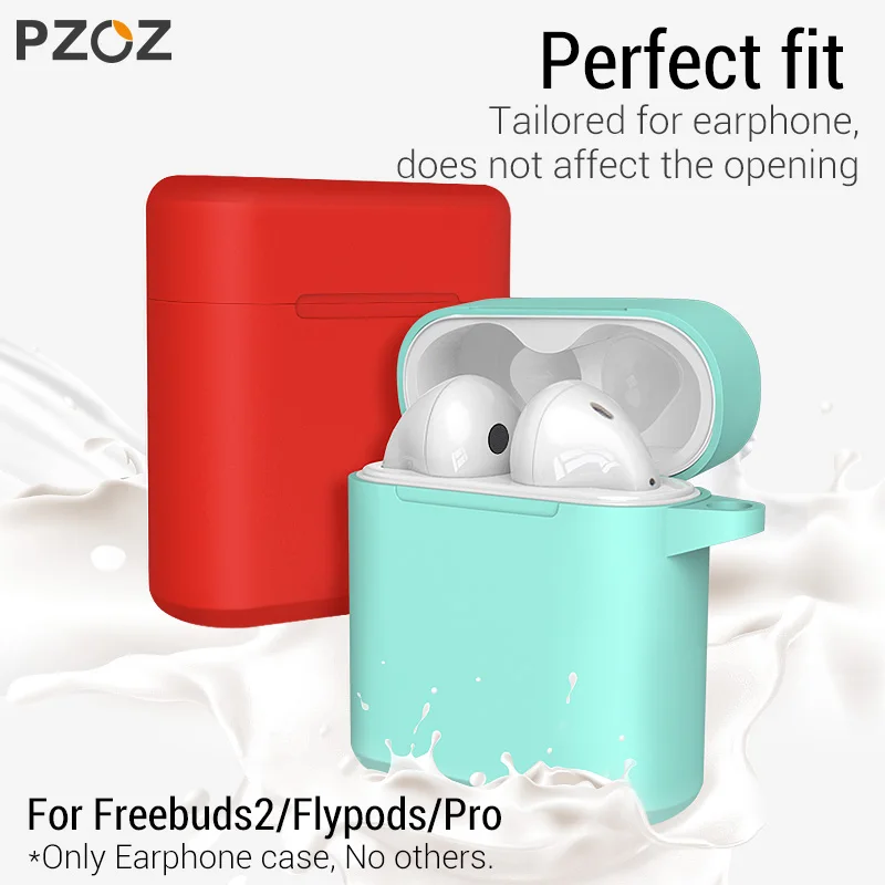 Силиконовый чехол для наушников PZOZ Huawei Freebuds 2 Pro Honor FlyPods противоскользящий