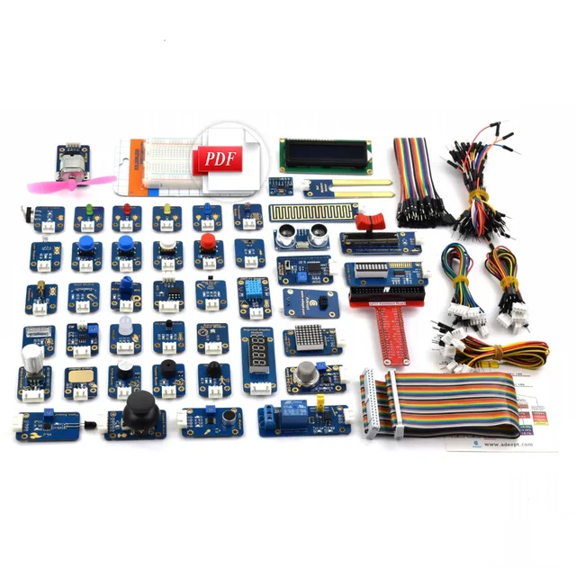 Special Offers Adeept DIY Electric Ultimate 46 in Sensor Modules Kit for Raspberry Pi 3 2 B/B+ with Guidebook FreeShipping Book diykit Special Offers Adeept DIY Electric Ultimate 46 in Sensor Modules Kit for Raspberry Pi 3 2 B/B+ with Guidebook FreeShipping Book diykit