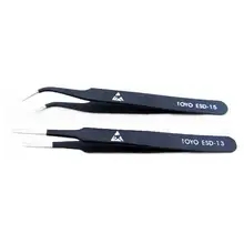 RC Helicopter Spare Part DIY Tool Repair Tools TOYO ESD-13 2PCS Stainless Steel Anti-static Tweezers For RC Drone FPV Quadcopter