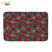 HUGSIDEA 3D Роза цветочный Рисунок ковры украшение домашний коврик у входной двери Нескользящие Коврики для ванной кухни коврик