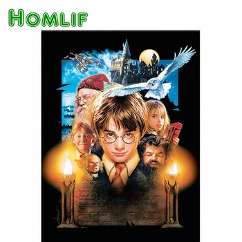

HOMLIF 5D DIY Diamond Painting Cartoon Gift Embroidery Full Square Diamond Cross Stitch Rhinestones Mosaic Needlework Decor Art