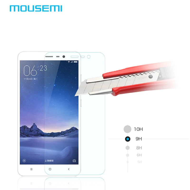 9 9н 2.5D Протектор Экрана Для Xiaomi Redmi Note 3 2 4 Pro Простые Mi 3 4 4c 4i 5 Закаленное Стекло Телефон Защитная Крышка фильм