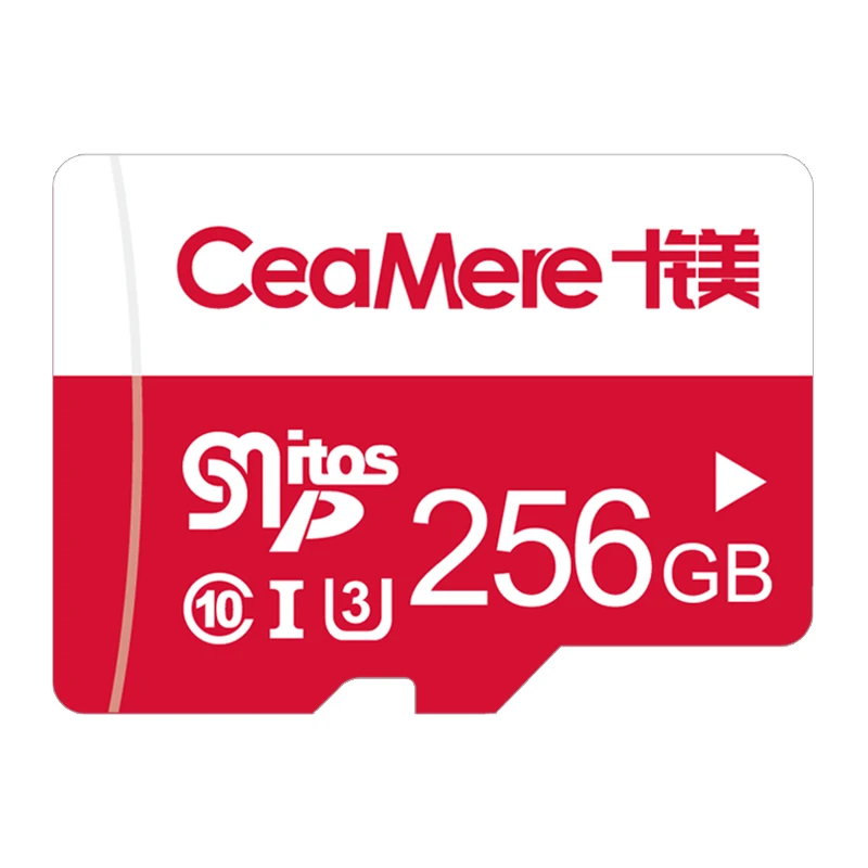 Карта памяти Micro SD CeaMere карта класса 10 U3 UHS 3 256 Гб 128 64 32 флеш 1 TF/SD карты для