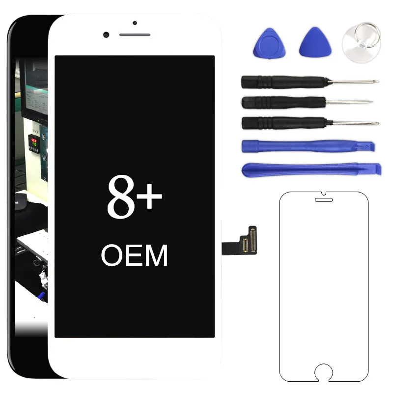 

Grade For iphone 8 Plus LCD Screen With Touch Digitizer Assembly OEM Mobile Phone LCD With 3D Touch For iphone 8 Plus Display