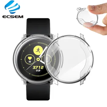 

protective cover for Samsung Galaxy watch active 40MM accessories full edged protector film TPU case for active