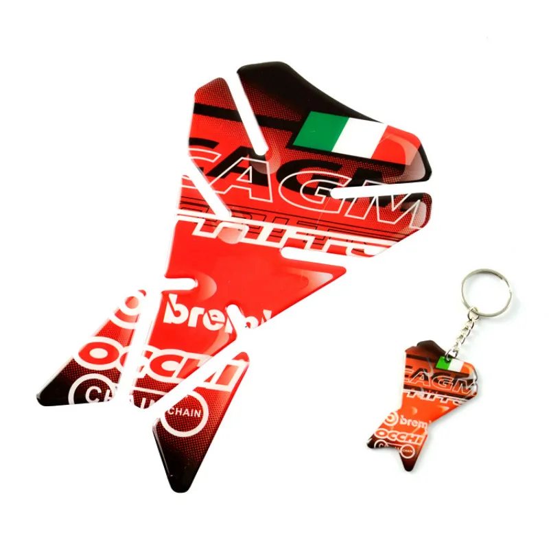 

Motorcycle Tank Pad Sticker and Decals Emblem 3D HRC Resin Gel for YAMAHA R1 R6 XJR YZF