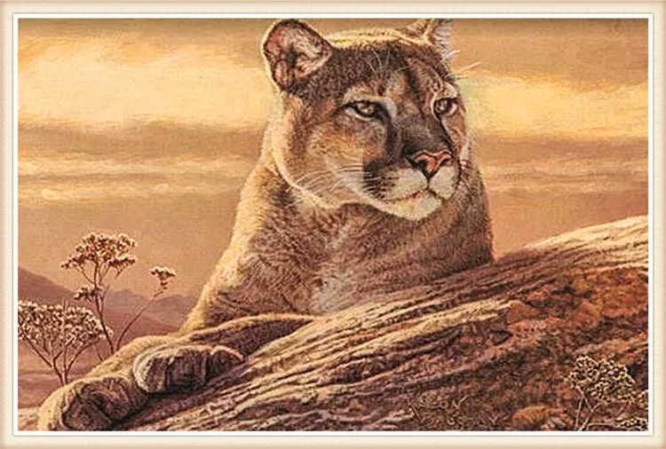 

lions Diamond embroidery Diy diamond Painting Cross Stitch painting square 5D Needlework Mosaic Home Decoration