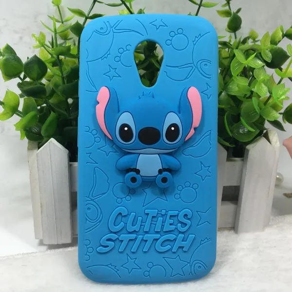 Moda Cartoon Cuties Stitch silicona suave cubierta Fundas para móviles para Motorola Moto G2 G 2 xt1068 xt1069|case for motorola|phone fashion - AliExpress