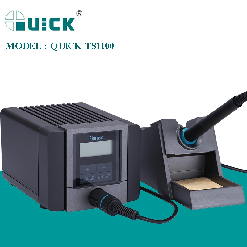 Паяльная станция QUICK TS1100 110 В/220 В без свинца 90 Вт безопасный паяльник с